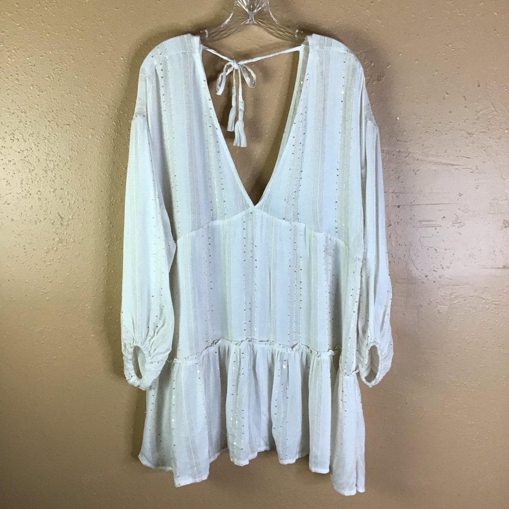 L*Space White Mini Dress